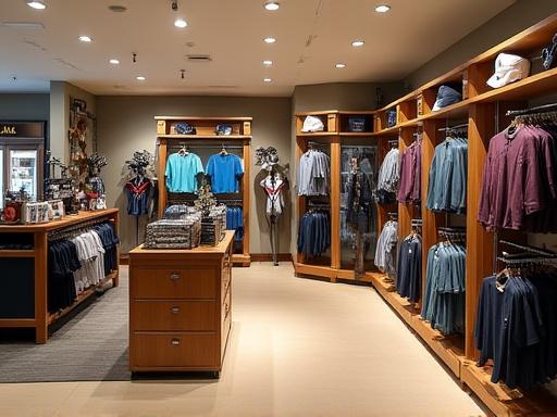 Innenansicht des gut sortierten Pro Shops